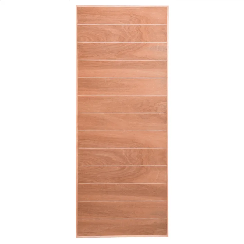 Marine Ply Horizontal Slatted Door