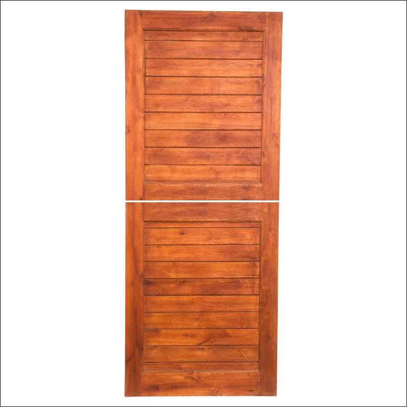 Hardwood Horizontal Slatted Stable door